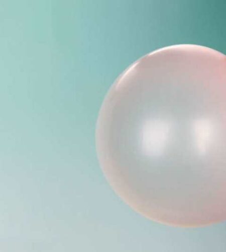 Why is bubble gum colored pink?