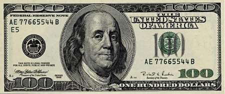 100 dollar bill